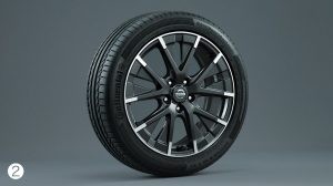 225/45R18 95Yタイヤ（コンチネンタル ContiSportContactTM 5）&専用18インチアルミホイール