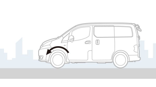 滑りやすい路面や急な坂道走行時［4WD］