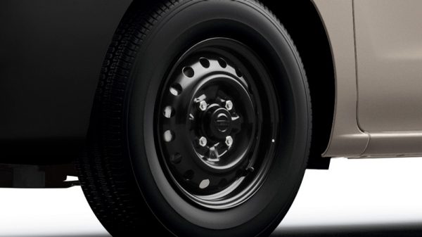 ブラックスチールホイール / ブラックセンターキャップ