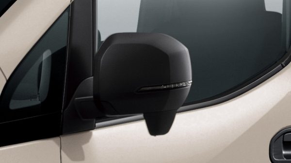 サイドターンランプ付電動格納式リモコンドアミラー（ドアロック連動格納機能付）（ブラック塗装）