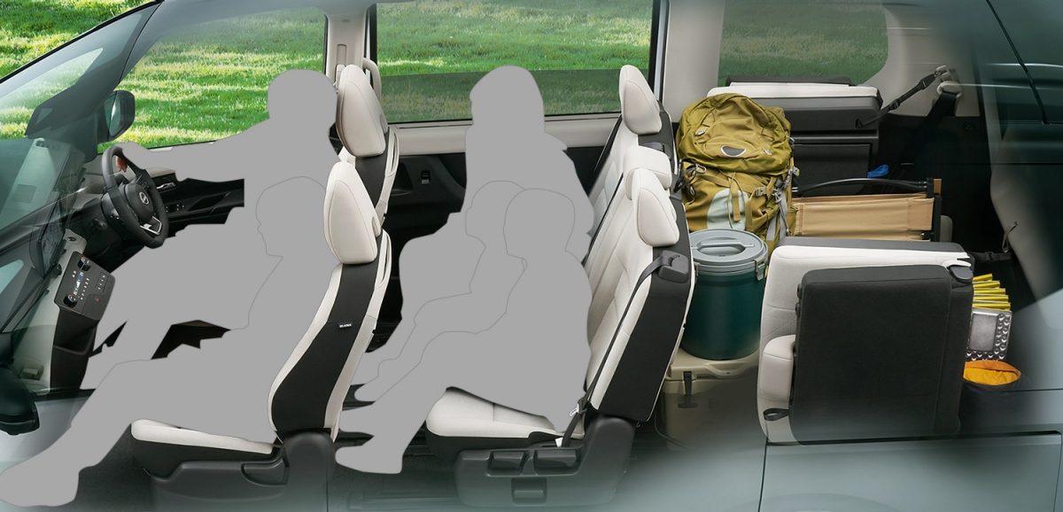 2列＋荷物モード