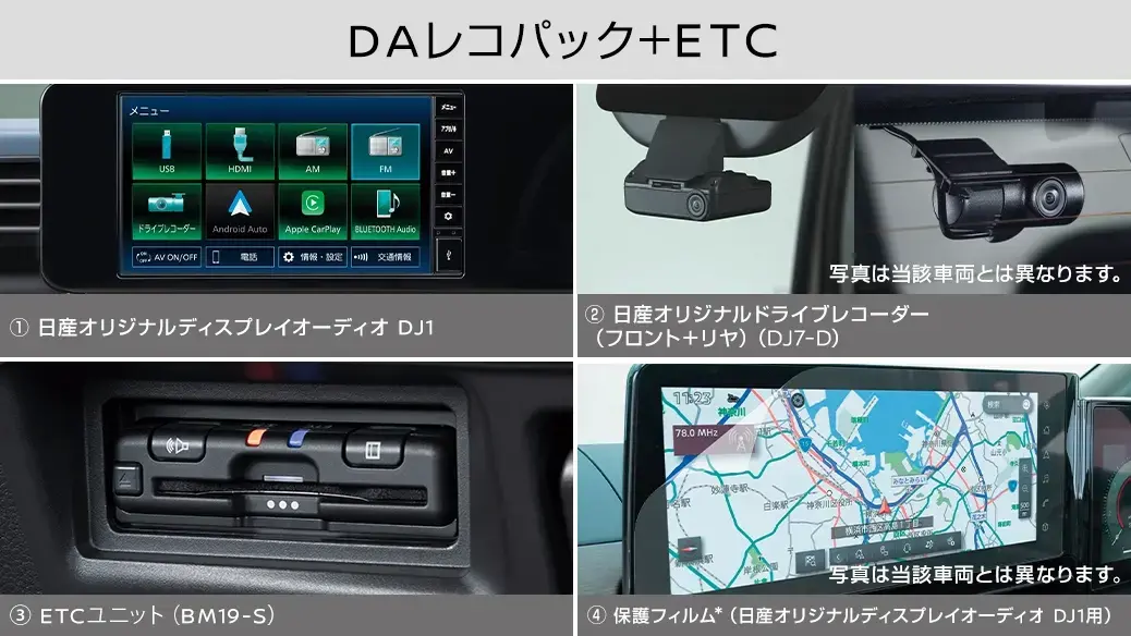 DAレコパック＋ETC