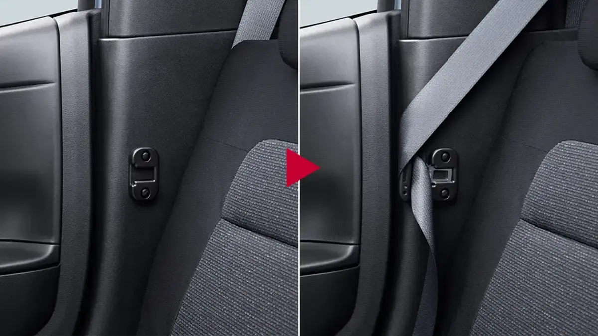 リヤシートベルト固定ホルダー