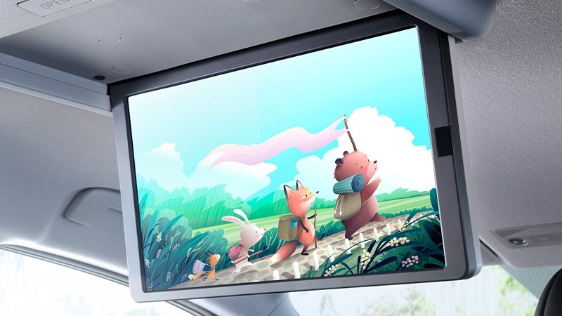 後席専用モニター（HDMI接続）