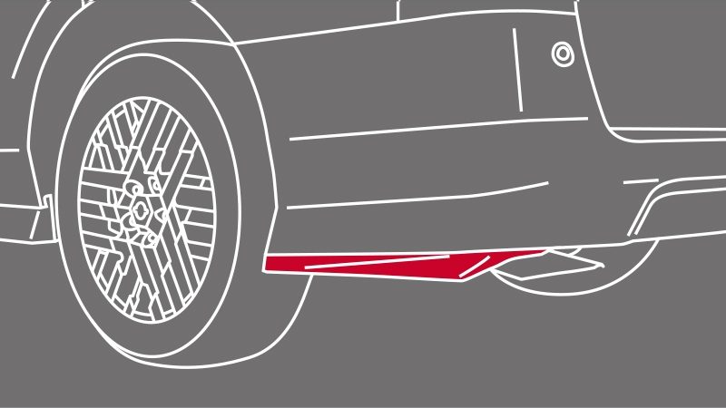 サイドアンダーアクセント〈リヤ〉