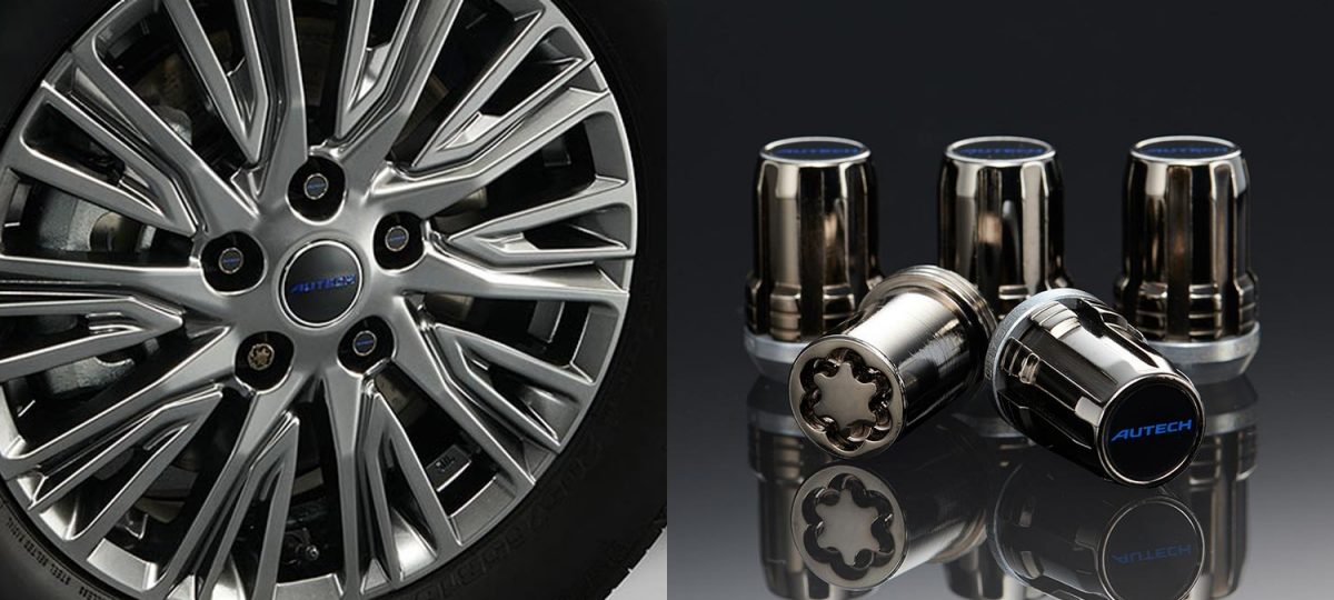 セキュリティホイールロック（「AUTECH」ロゴステッカー付）