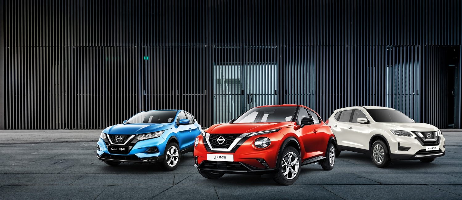 Nissan JUKE QASHQAI and X-TRAIL