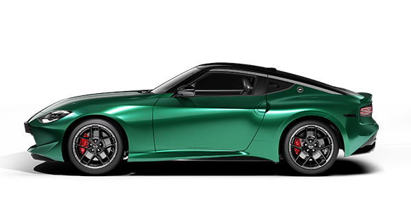 Nissan Z Side Profile in Unryu Green