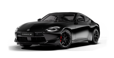 Nissan Z Coupe Front View in Black