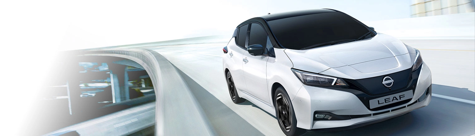 Nissan LEAF Request a quote banner