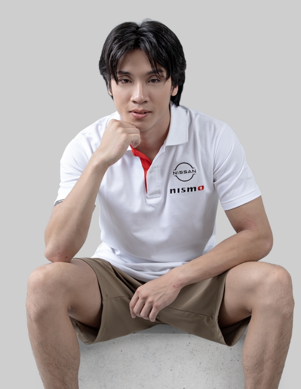 Nissan White Polo Shirt
