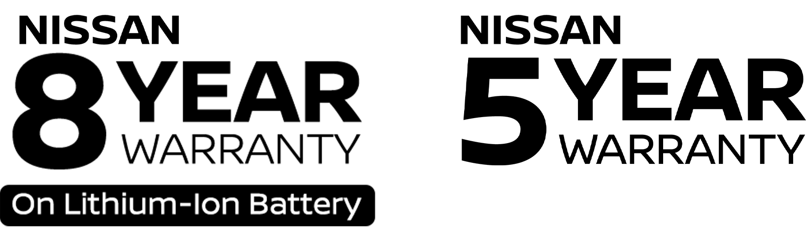 8 YEAR WARRANTY ON LITHIUM ION BATTERY