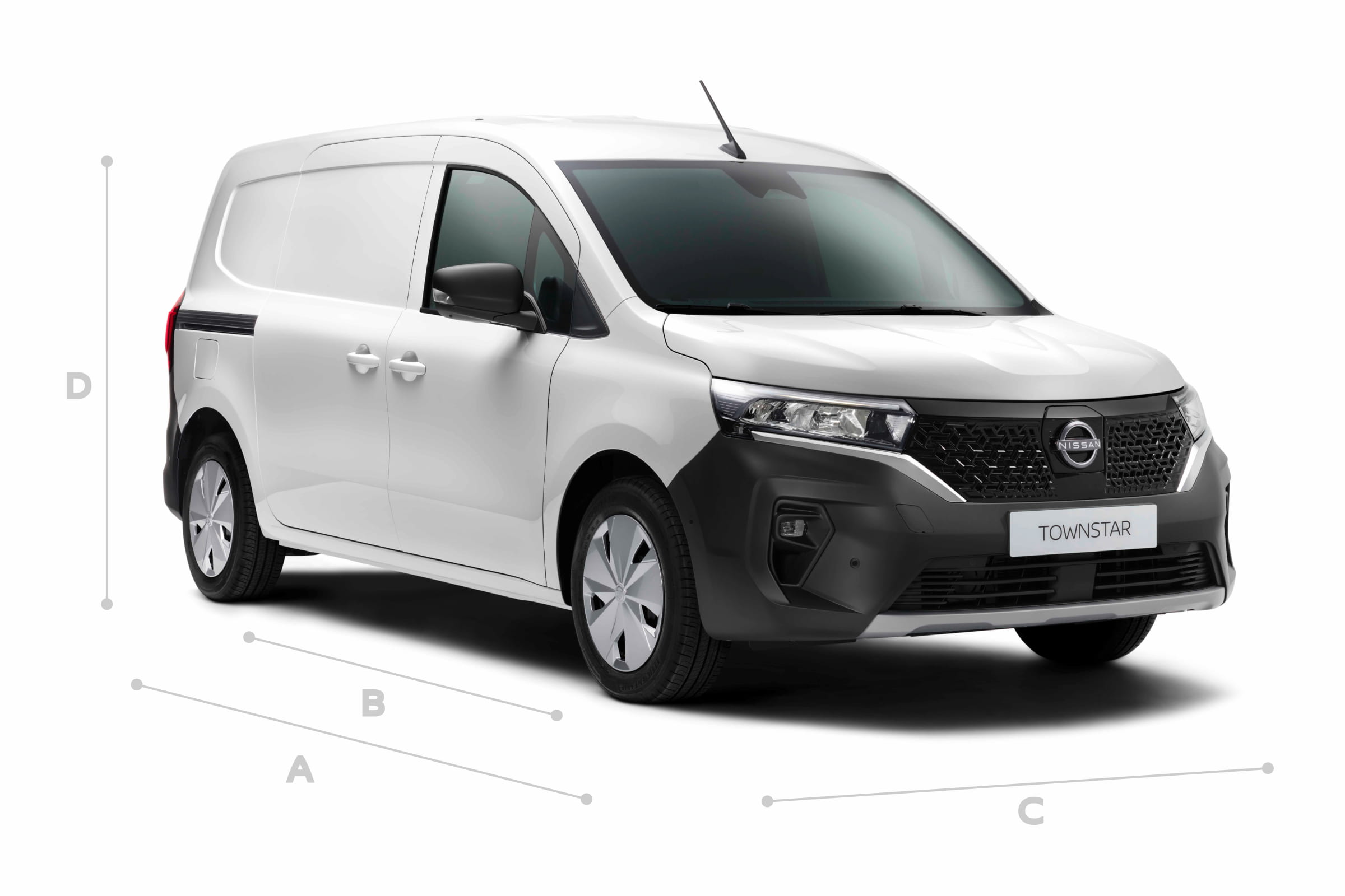 Nissan Townstar EXTERNAL DIMENSIONS