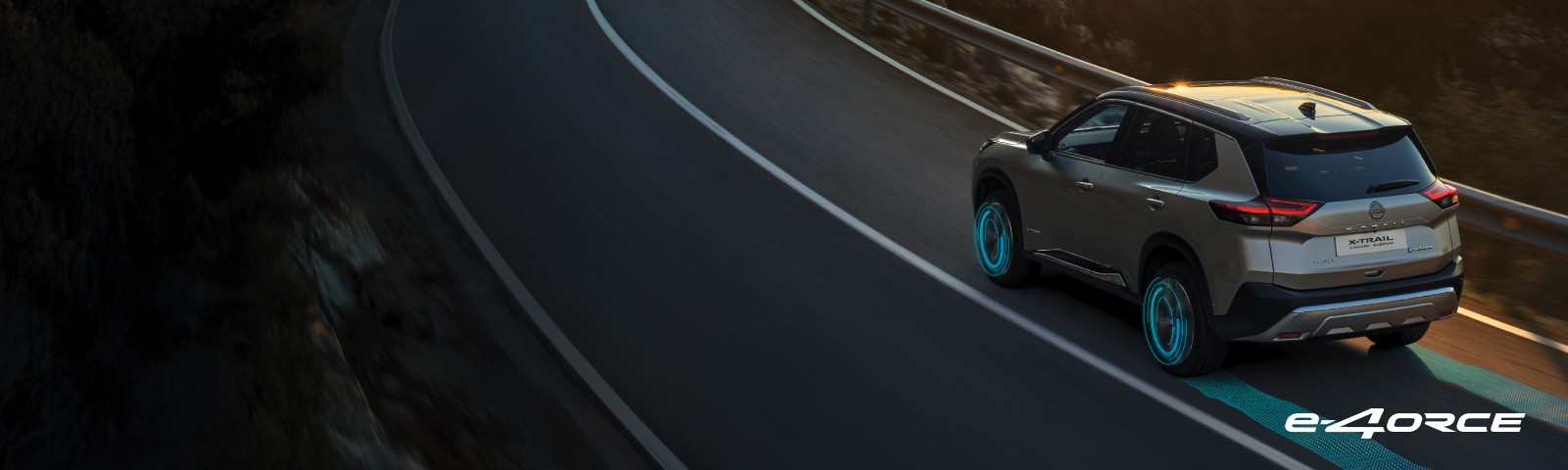 ALL IN CONTROL ON EVERY DRIVE WITH e-4ORCE TECHNOLOGY