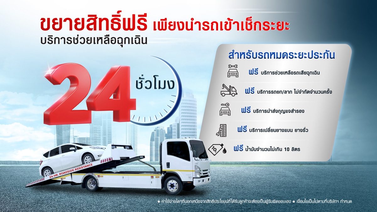 ขยายสิทธิ์บริการช่วยเหลือฉุกเฉิน ฟรี