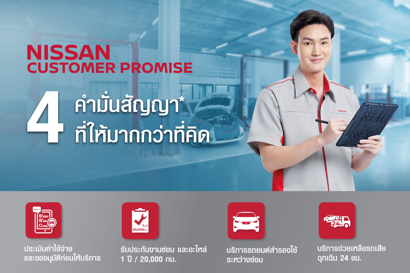 คำมั่นสัญญาต่อลูกค้านิสสัน