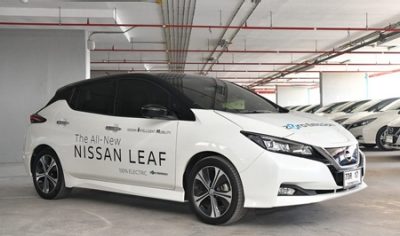 NISSAN THAILAND DELIVERS 24 NISSAN LEAF TO MEA TO SUPPORT ELECTRIFICATION