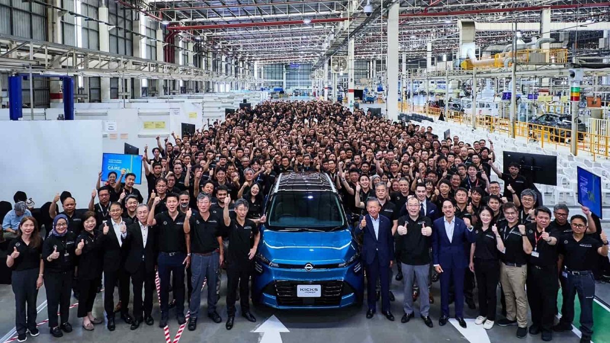 นิสสัน เปิดสายการผลิต คิกส์ อี-พาวเวอร์ ใหม่ โรงงานไทย