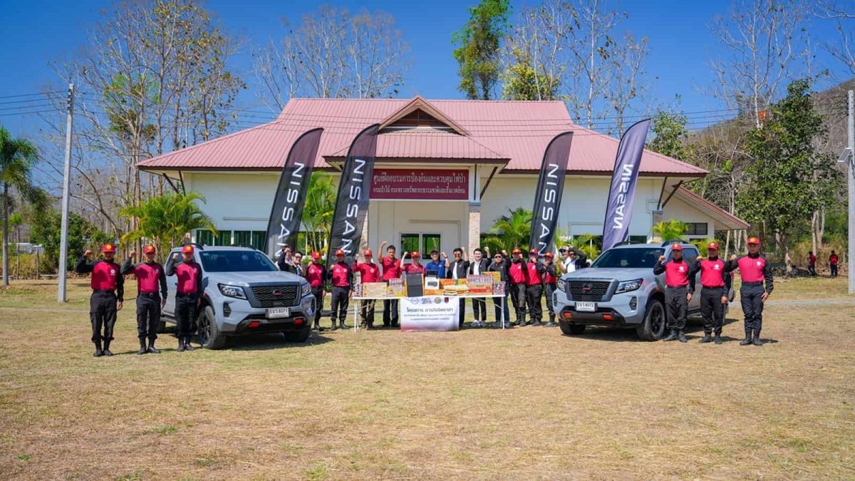 นิสสัน สนับสนุนภารกิจเหยี่ยวไฟ ไฟป่า PM2.5 เชียงใหม่