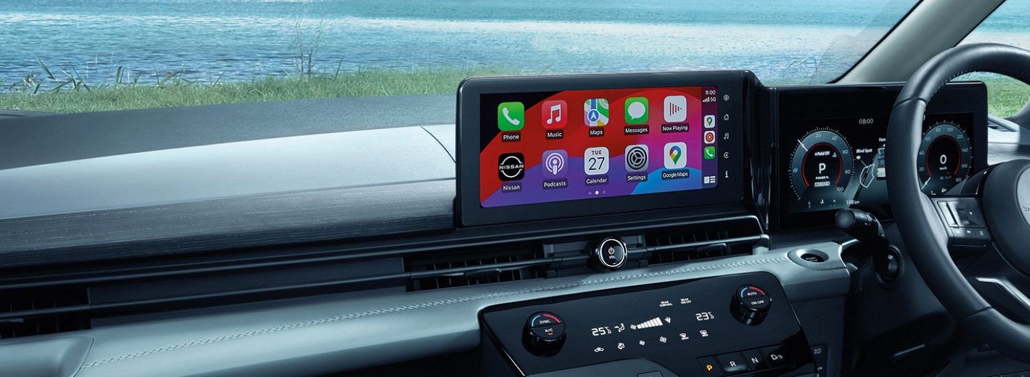 Nissan navigation display